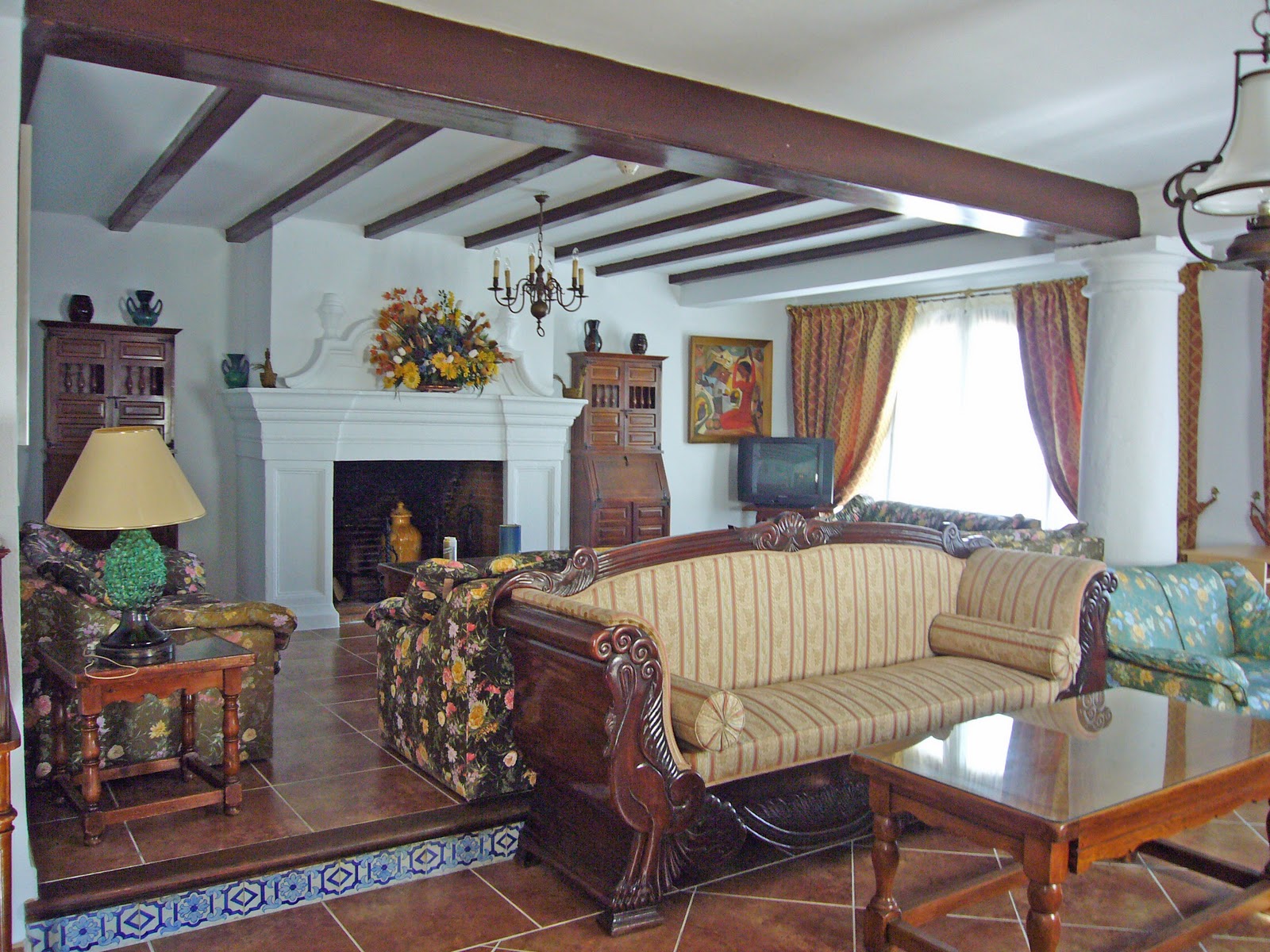 Lounge van Appartementen La Baranda